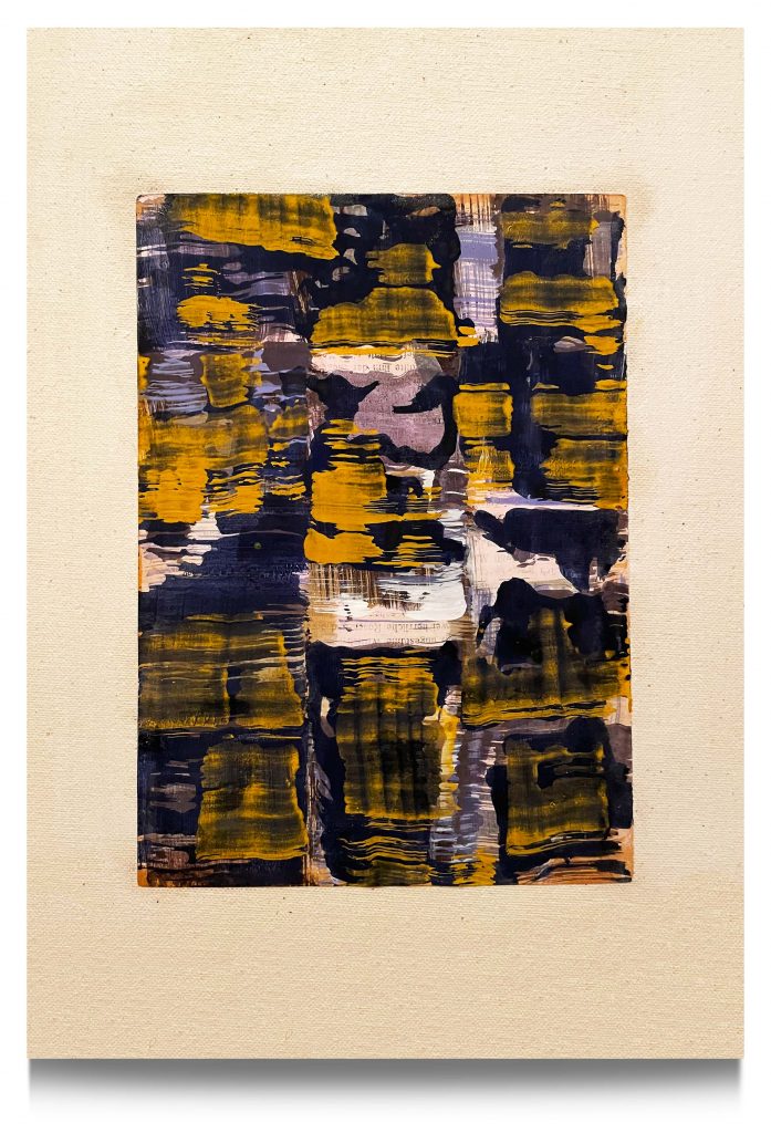 Oil painting titled "Abstract painting" by artist Axel Scheins